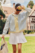 Light Blue Gailliot Packable Windbreaker