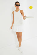 White Cane Performance Jersey Ellen Racerback Tank