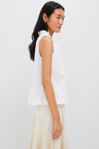 White Veronica Top