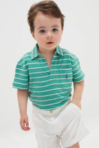 Deckwash White Parachute Twill Relaxed Fit Easy Short