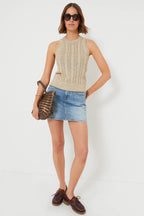 Stone Khaki Jerrel Knit Tank