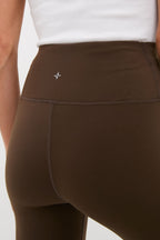 Chocolate Brown High Rise Compression Spandex MacKenzie Legging