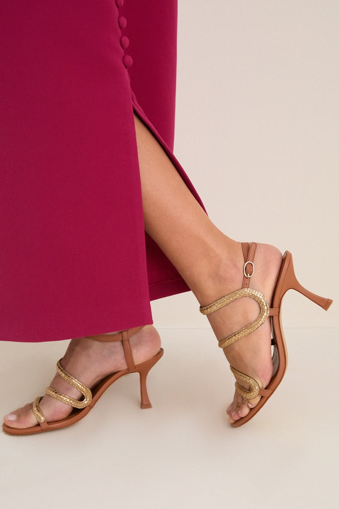 Champagne Lara Heels