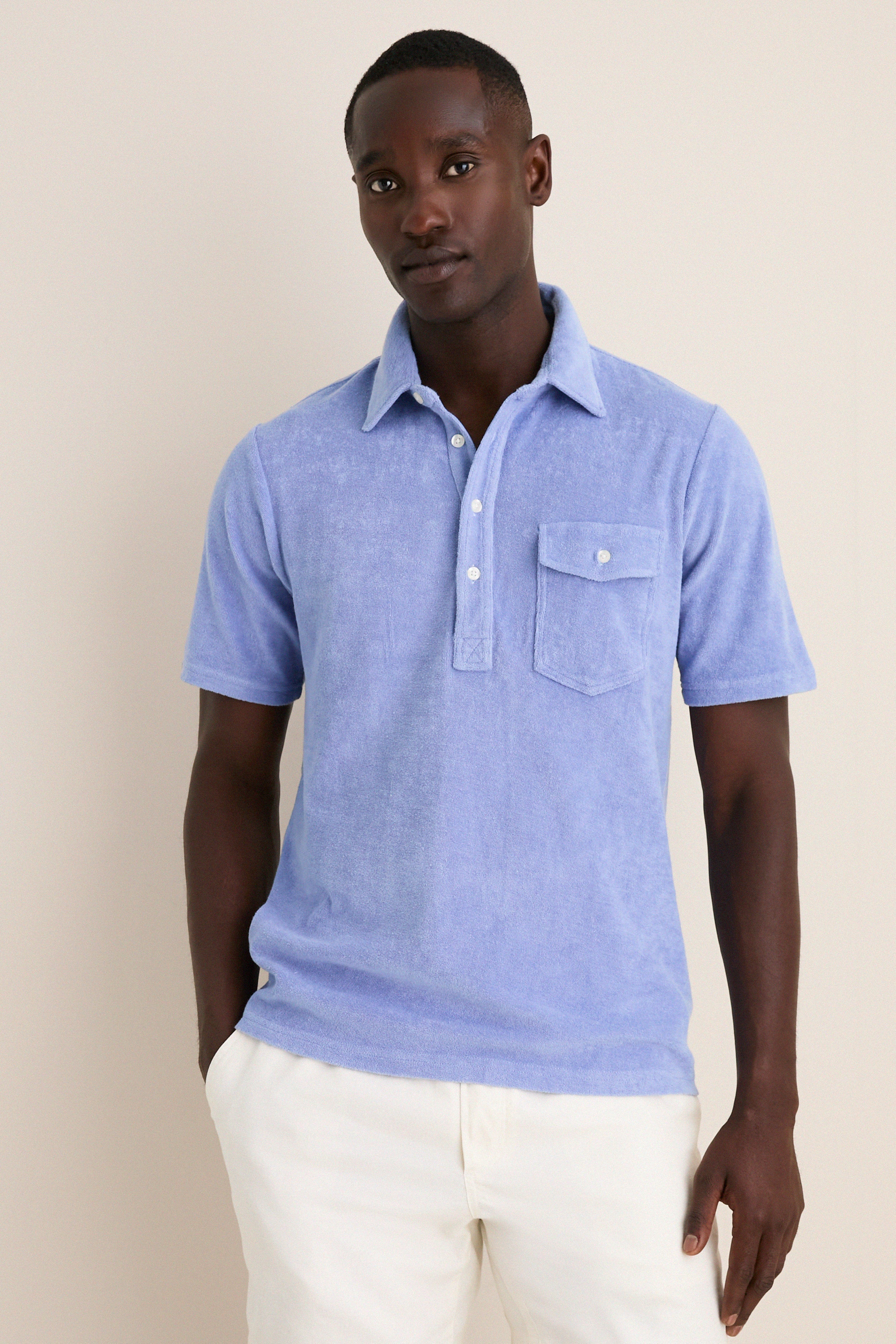 Perry Winkle Terrycloth Players Shirt