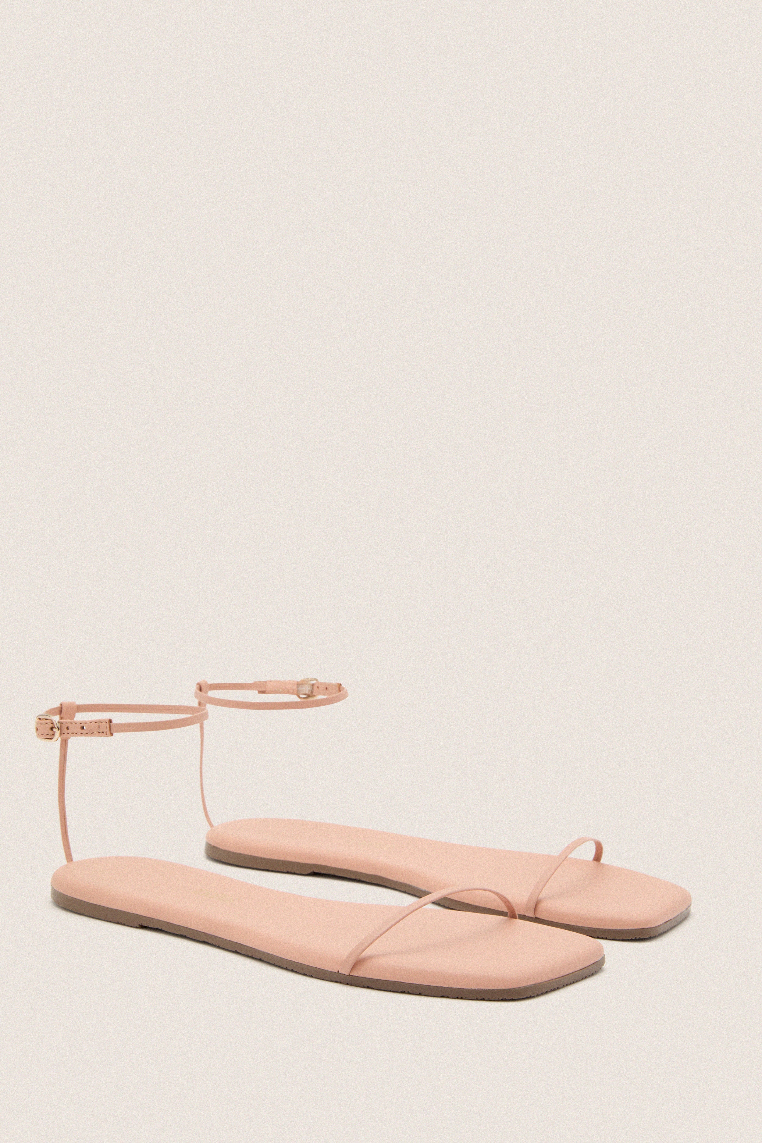 Nude Beach Square Toe Twiggy Sandals