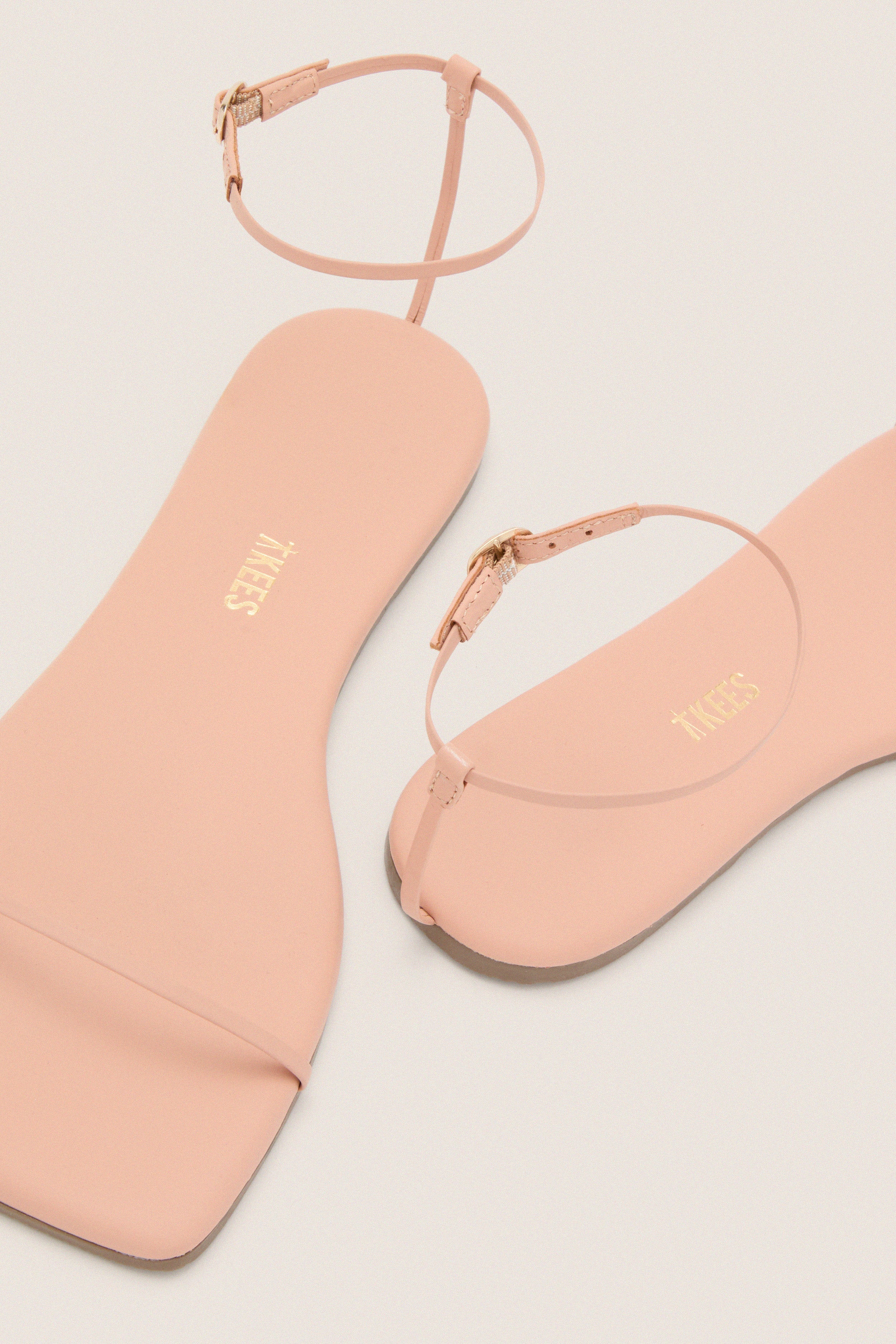 Nude Beach Square Toe Twiggy Sandals