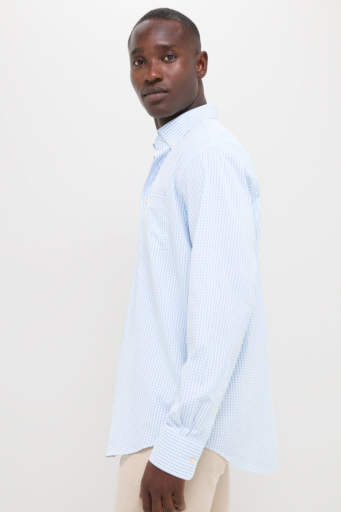 Cottage Blue Hanford Performance Twill Sport Shirt