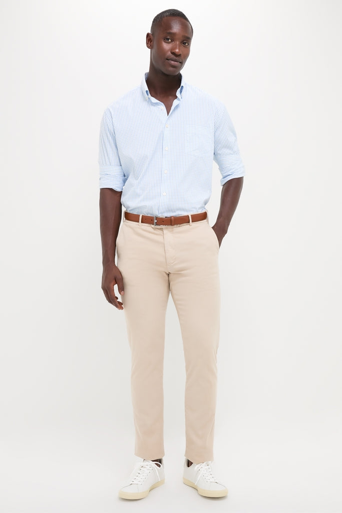 Cottage Blue Hanford Performance Twill Sport Shirt