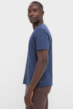 Nautical Blue Drift Linen Tee