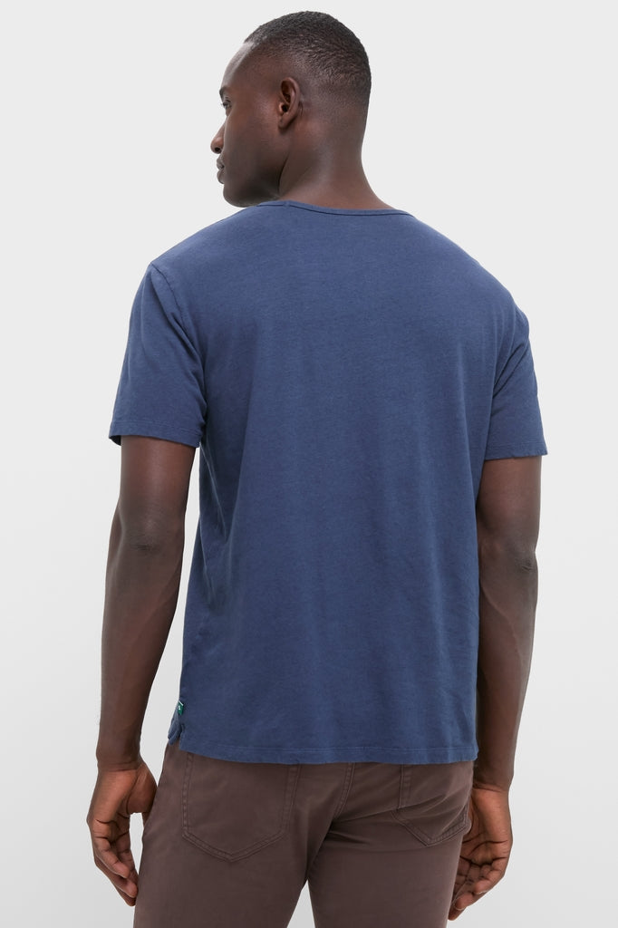 Nautical Blue Drift Linen Tee