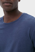 Nautical Blue Drift Linen Tee