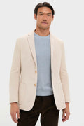 Tan Knit Travel Blazer