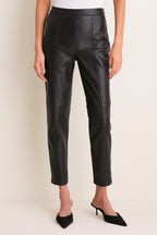 Black Leather Preston Pant