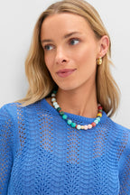 Cerulean Knit Comporta Midi Dress