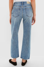 Metropolis Lexi Mid Rise Bowed Straight