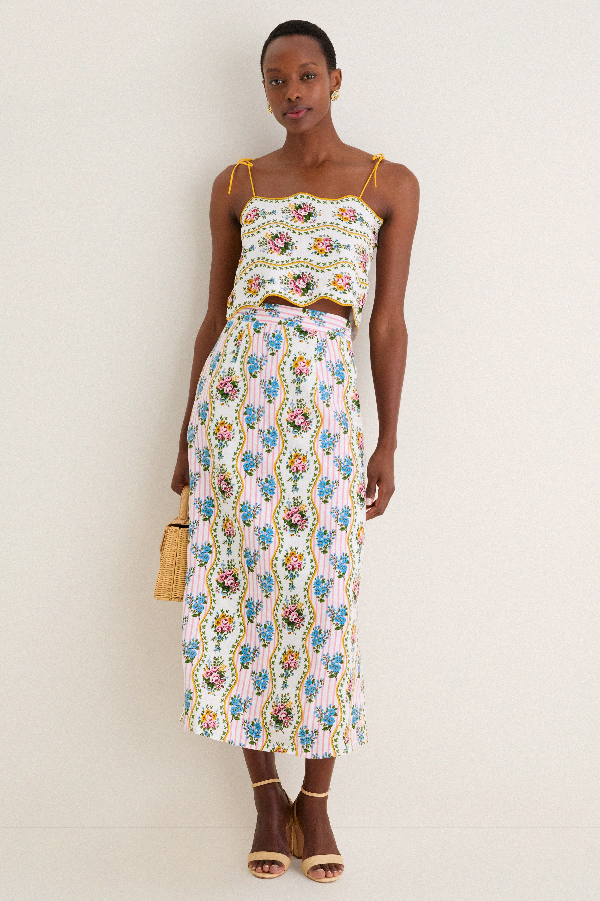 Vintage Bouquet Sicily Skirt