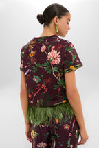 Zooflora La Scala Tee with Feathers