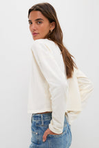 Martini Soup Crop Long Sleeve Tee