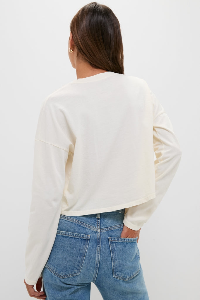 Martini Soup Crop Long Sleeve Tee