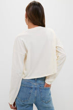 Martini Soup Crop Long Sleeve Tee