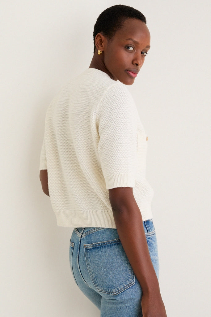 Ivory Christa Cardigan