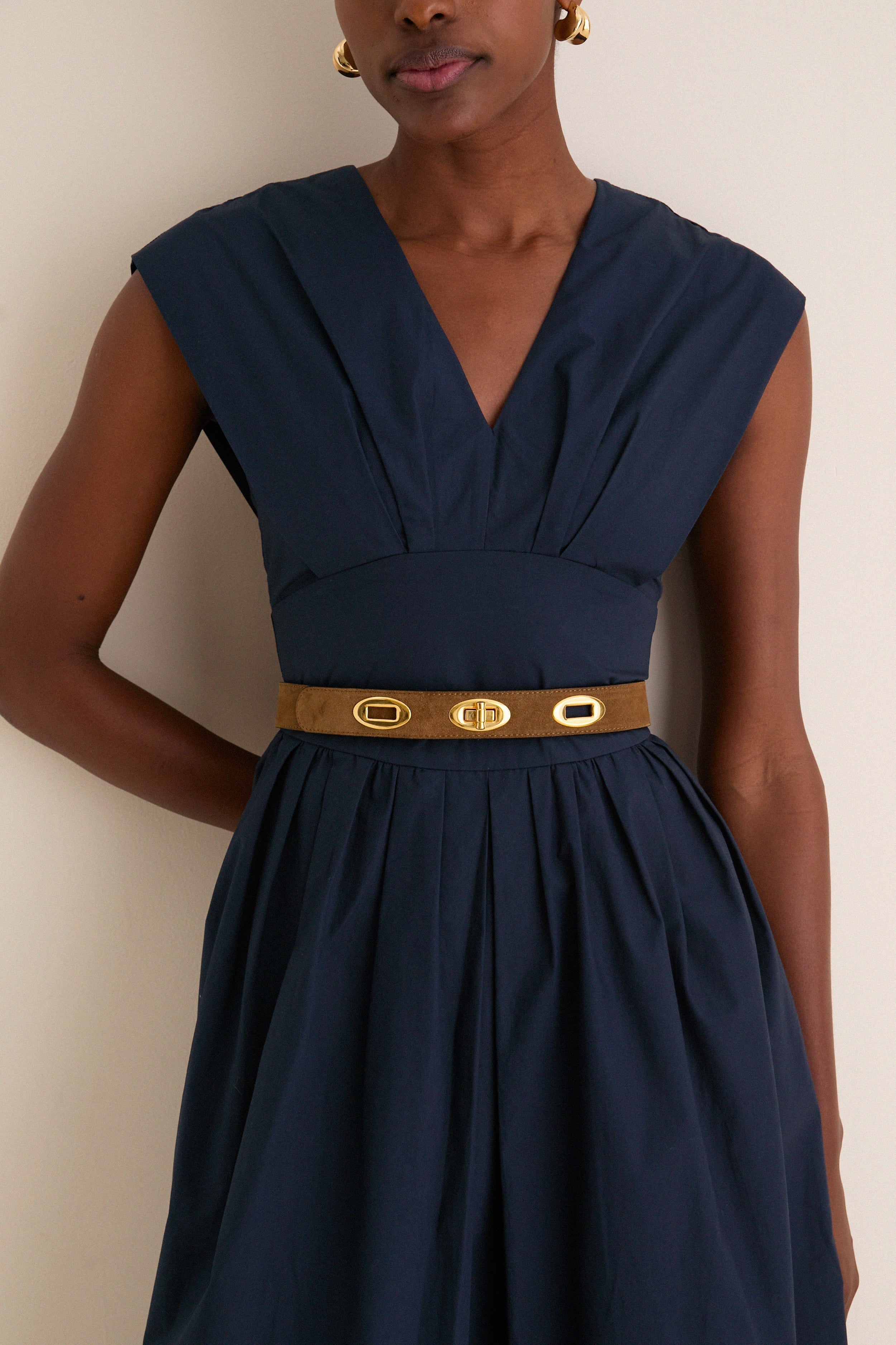 Golden Oak Turnlock Belt