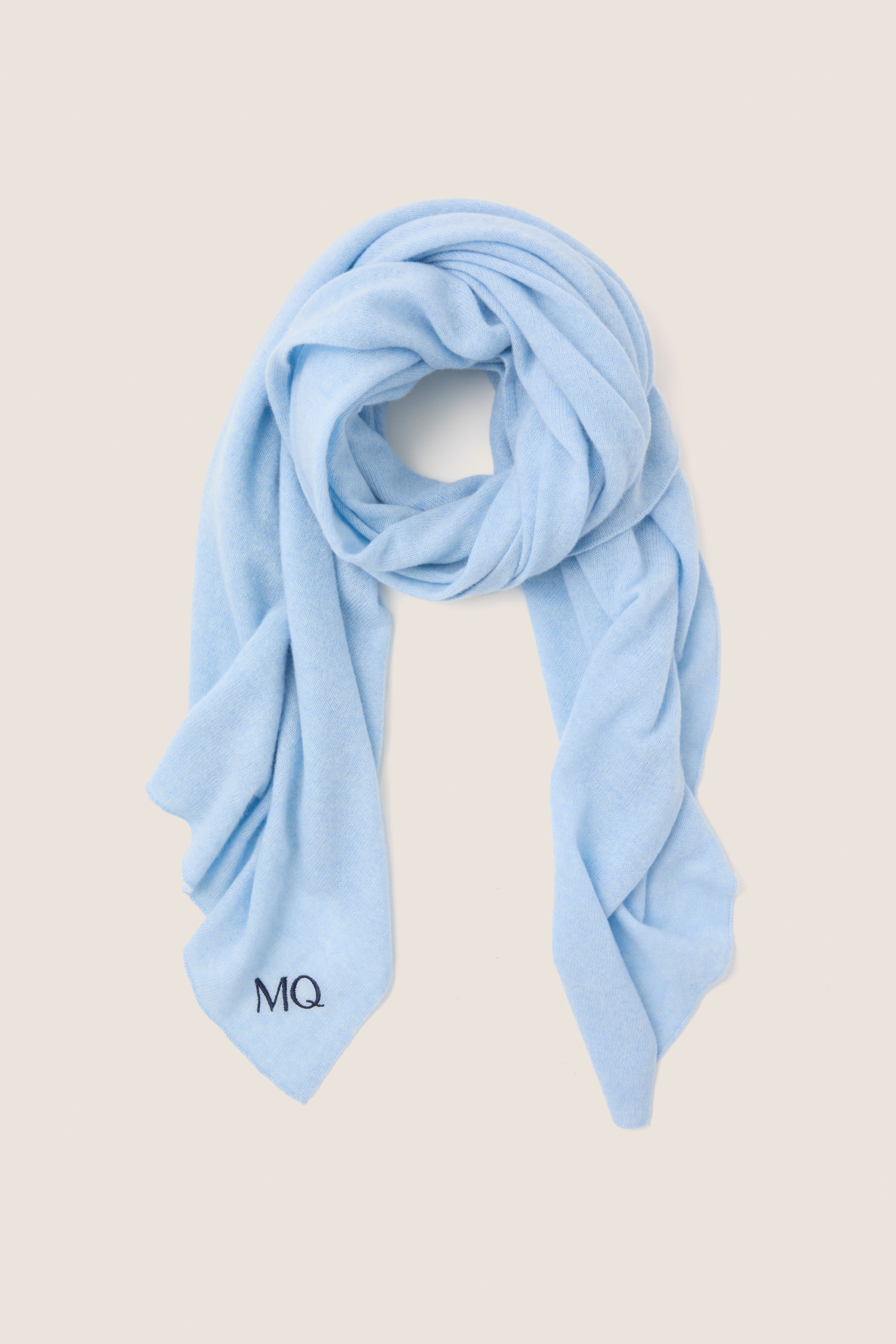 Ice Blue Cashmere Blanket Scarf