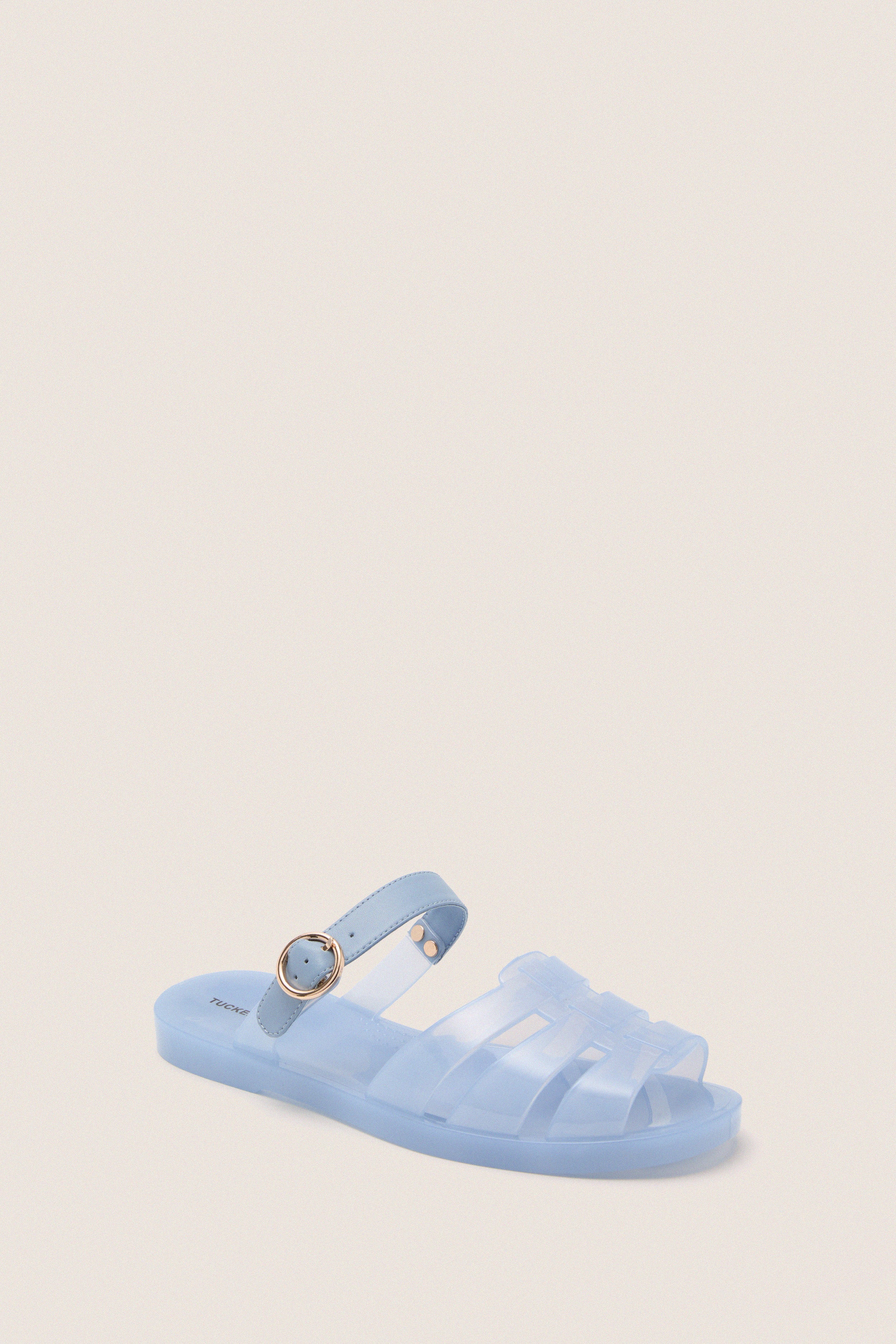 Blue Riley Jelly Sandals