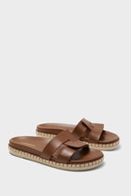 Cognac Muse Espadrille Sandals