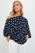 Small Dot Deep Lake Cami Top