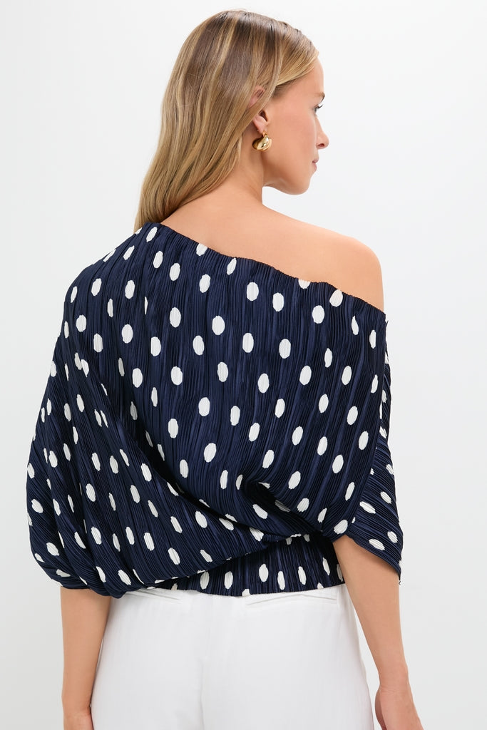 Small Dot Deep Lake Cami Top