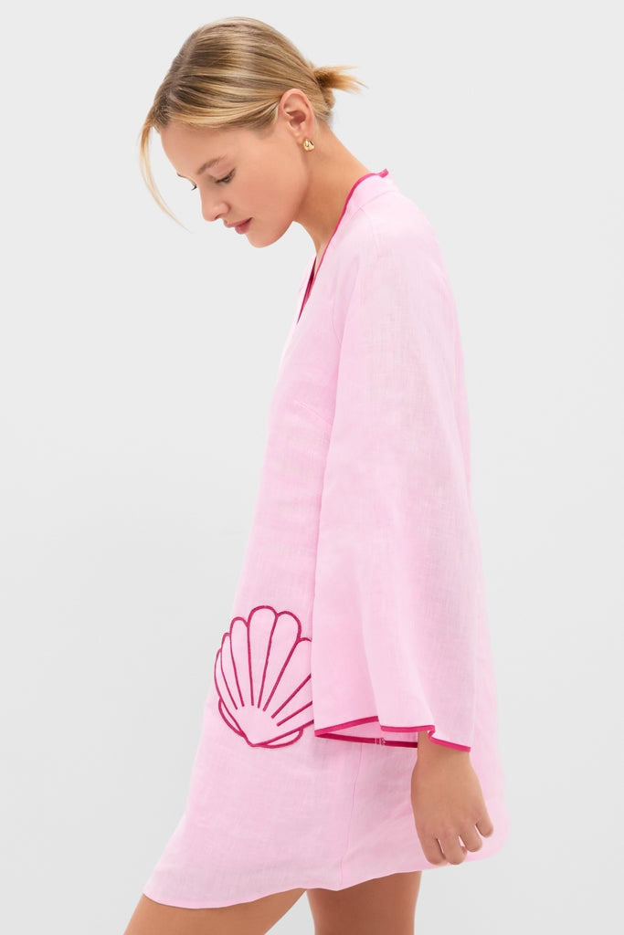 Pink Seashell Oceana Mini Dress