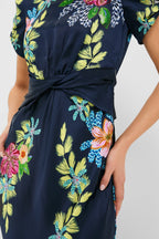 Hosta Trellis Gwen-C Midi Dress
