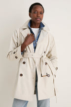 Mist Adare Trench Showerproof Jacket