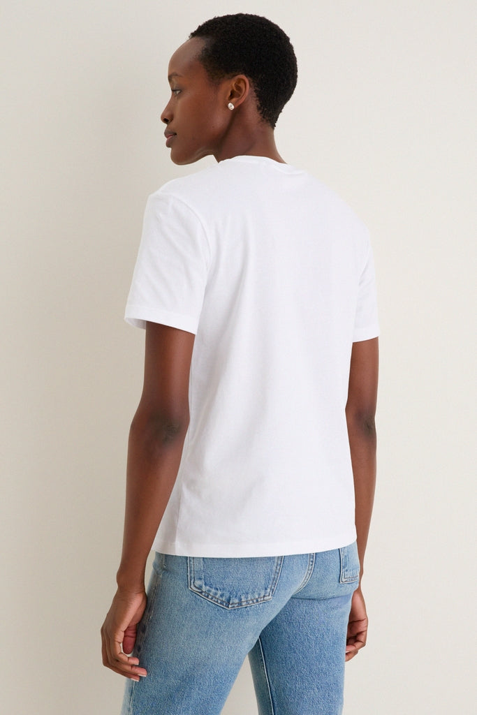 White Barbour Dog Bedale Graphic T-Shirt