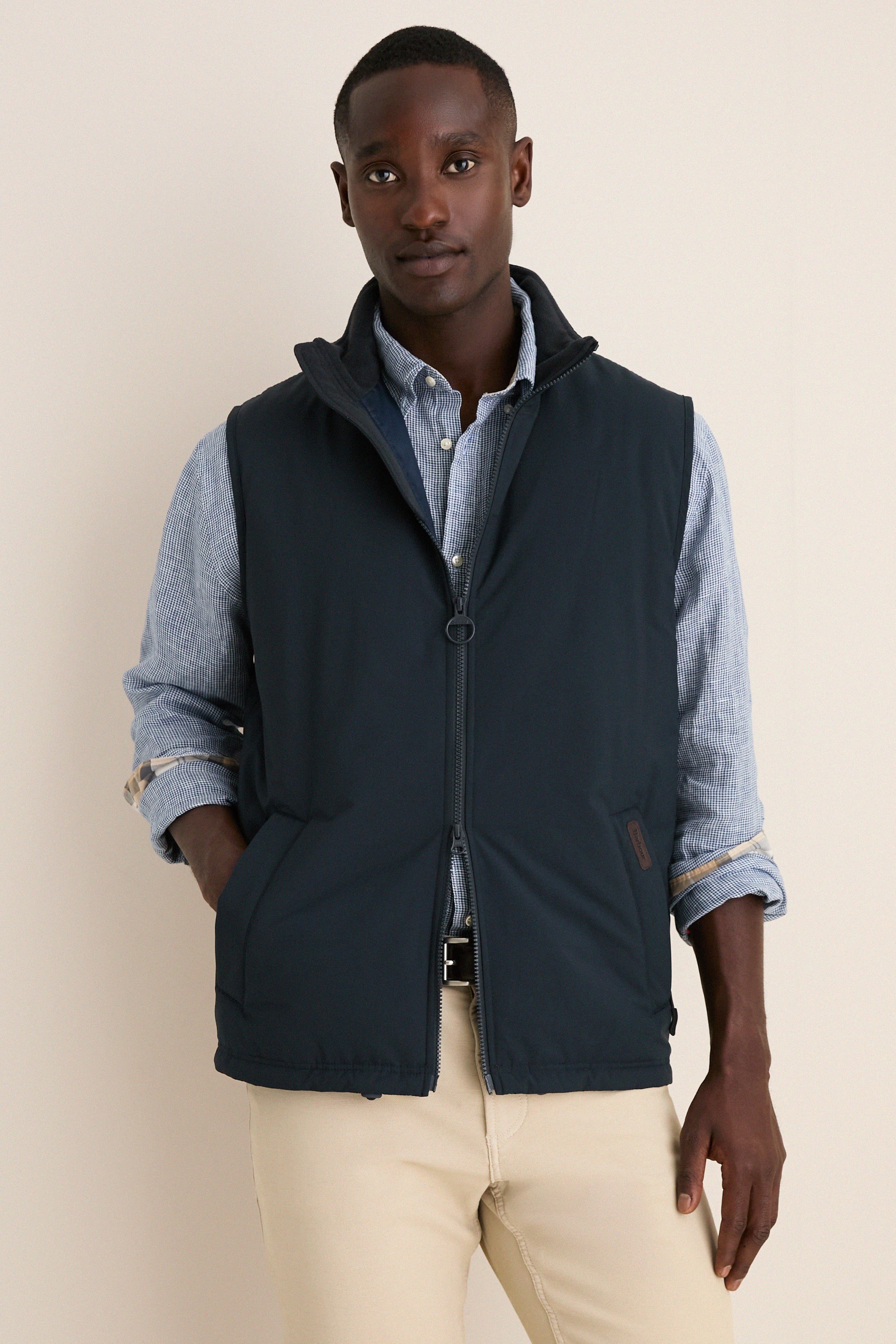 Men's Navy Hepscott Gilet