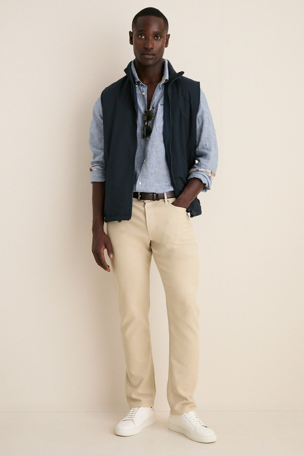 Men's Navy Hepscott Gilet