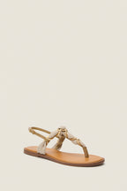 Light Wood Camellia Sandals