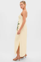 Tropical Print Maxi Dress