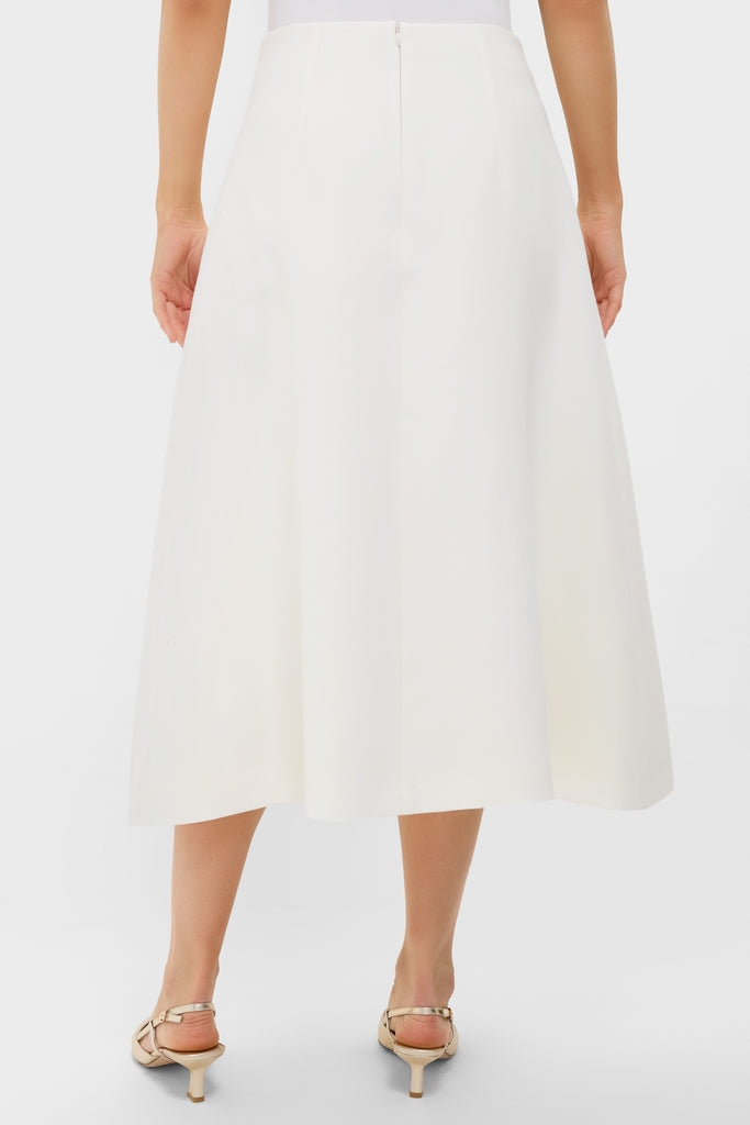 Ivory Babitz Midi Skirt