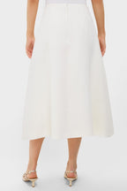 Ivory Babitz Midi Skirt