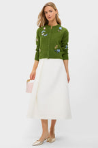 Ivory Babitz Midi Skirt