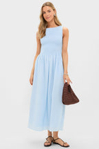 Pale Blue Cosima Nap Dress