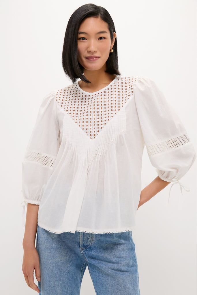 White Bella Blouse