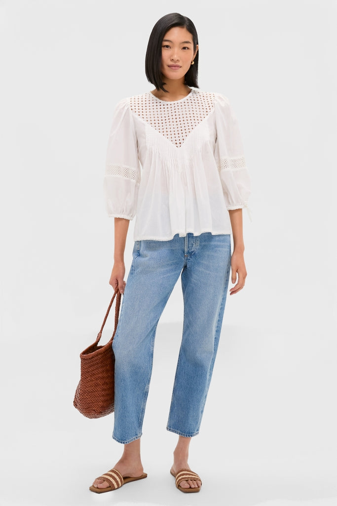 White Bella Blouse