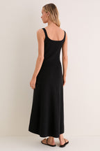 Black Knit Barrington Dress