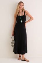 Black Knit Barrington Dress