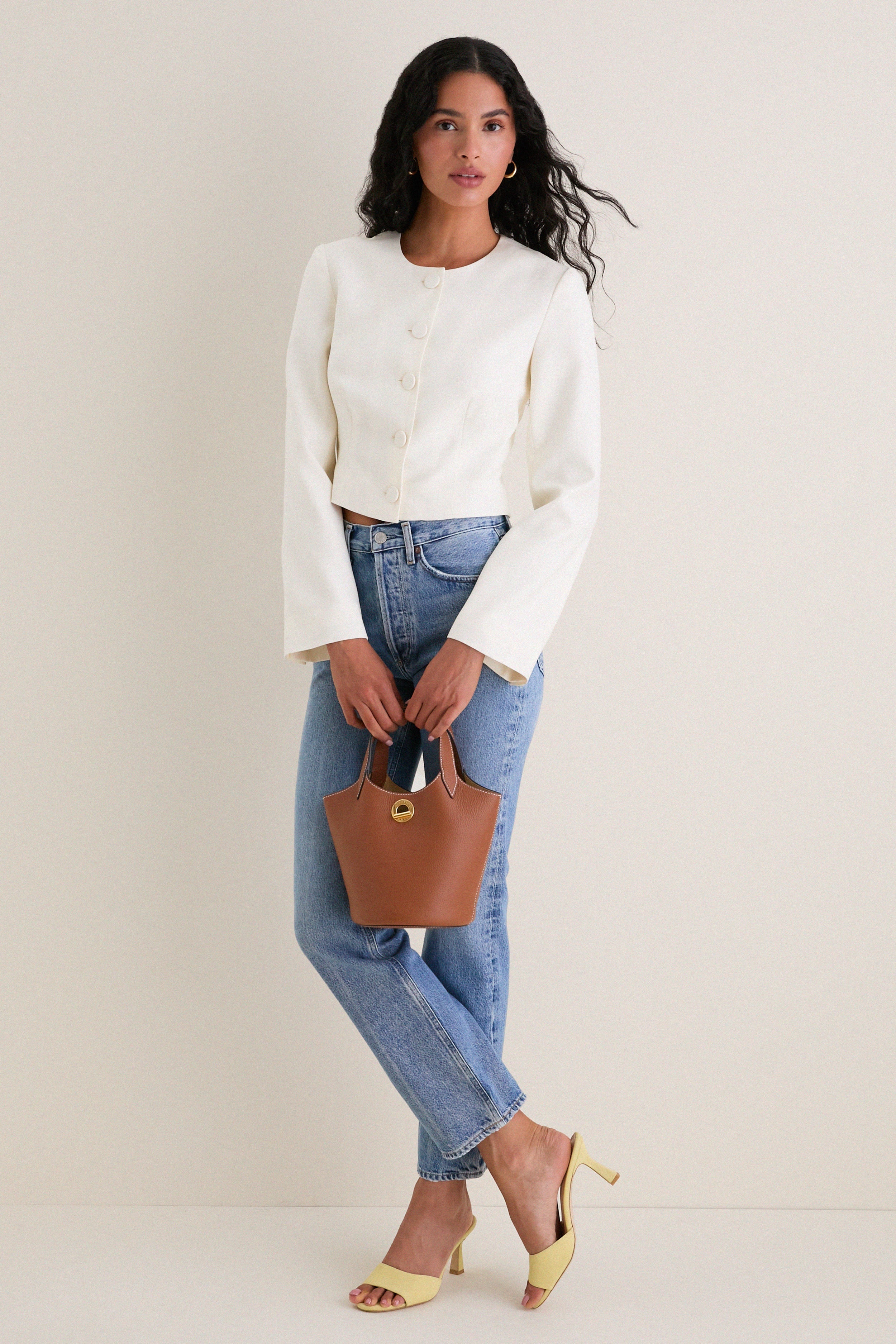 Butter Yellow Suede Sky Heels