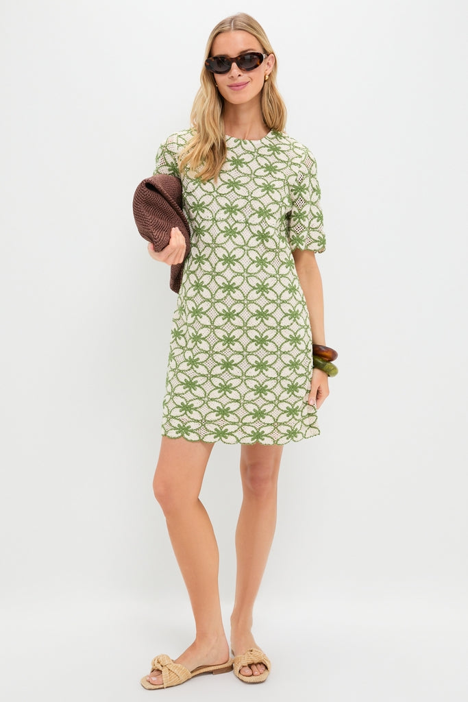 Fern Crochet Belclaire Dress