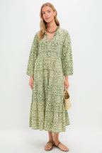 Calypso Reef Long Sleeve Salty Paloma Caftan
